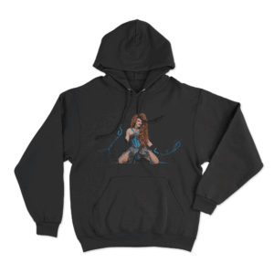 Pattie Gonia Drag Queen Portrait Unisex Hoodie Black