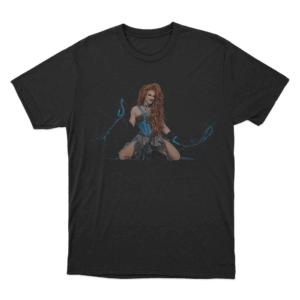Pattie Gonia Drag Queen Portrait Unisex T Shirt Black