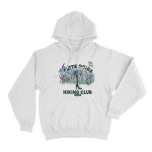 Pattie Gonia Floral Hiking Club Unisex Hoodie White