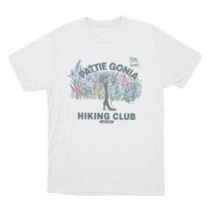 Pattie Gonia Floral Hiking Club Unisex T Shirt White