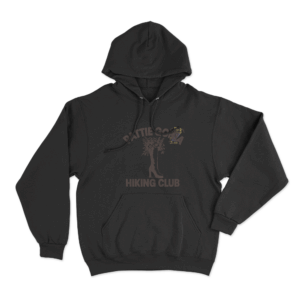 Pattie Gonia Hiking Club Unisex Hoodie Black