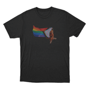 Pattie Gonia Rainbow Flag Dancer Unisex T Shirt Black