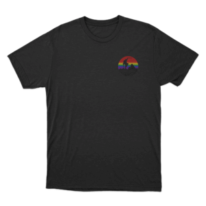 Pattie Gonia Rainbow Hiker Unisex T Shirt Black